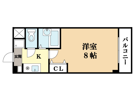 京田辺市田辺久戸のマンションの間取り