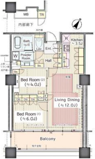 江東区有明のマンションの間取り