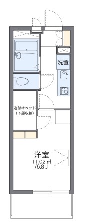 大阪市西淀川区福町のマンションの間取り