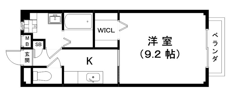 セゾンラメールIIの間取り