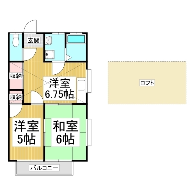 上久保アパートの間取り