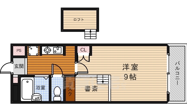 サンプラザ少路の間取り