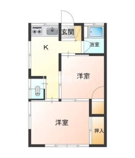 入間郡三芳町大字藤久保のアパートの間取り