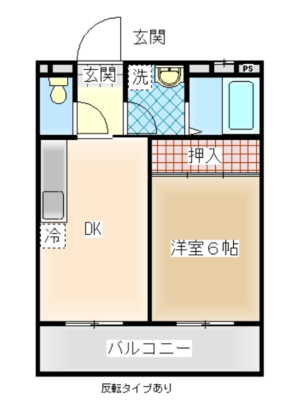 タウンハイツ甲府IIの間取り