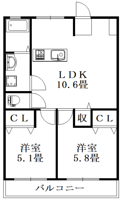 第１阿波ビルの間取り