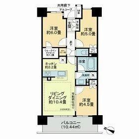 さいたま市南区沼影のマンションの間取り