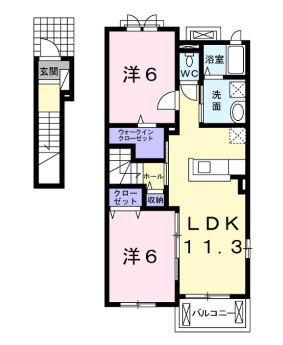 ラフォンテの間取り