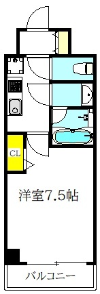 ミッドコートウメキタの間取り