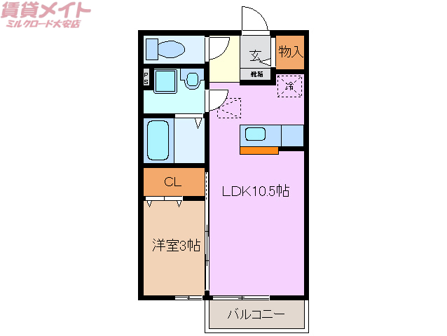 モナリエ山城の間取り