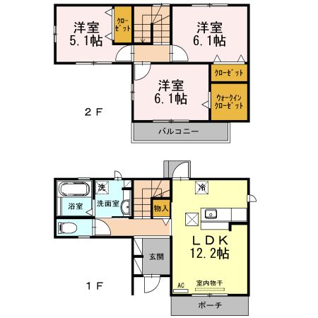 オマージュの間取り