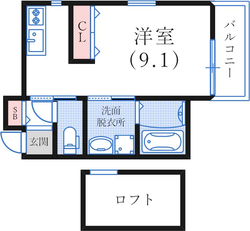 K‐ＭaisonRicheの間取り