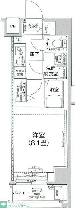 墨田区八広のマンションの間取り