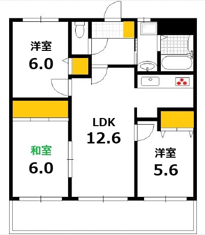 MAENOYA 2ndの間取り