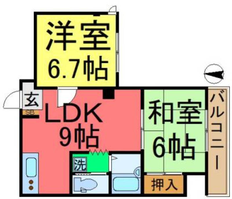 フローレンス１の間取り