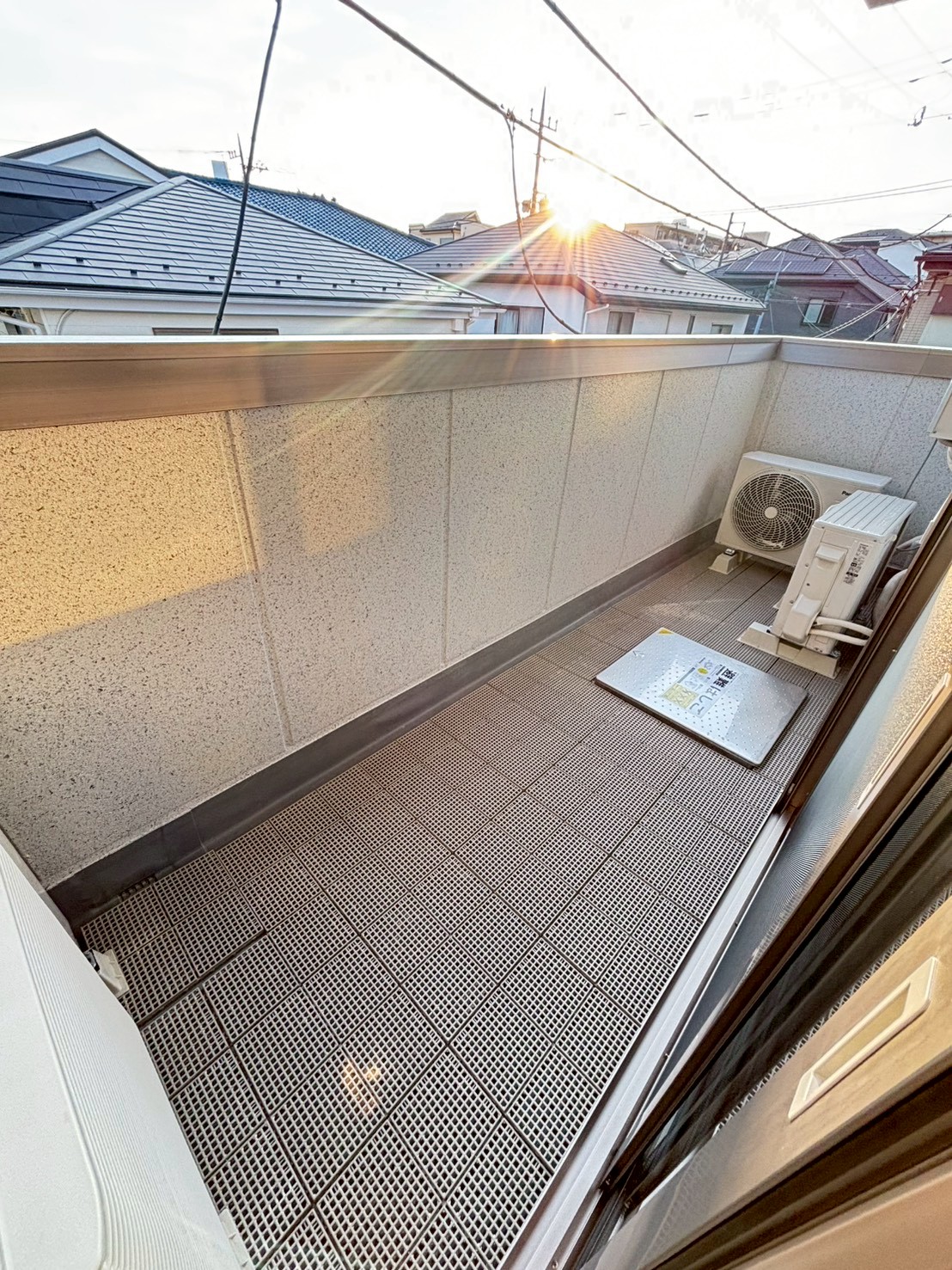 バルコニー　南向き