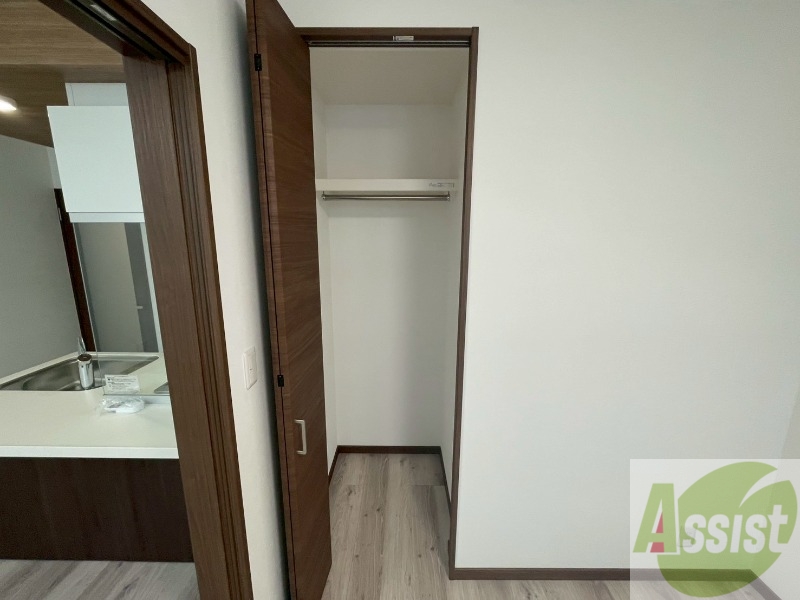 収納　洋室にはクローゼットがあるのですっきり片付きそうです。