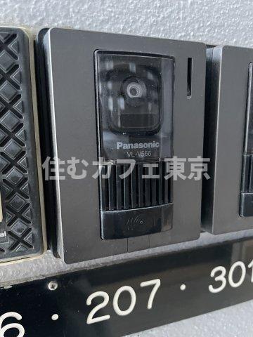 セキュリティ　モニター付きインターホンです