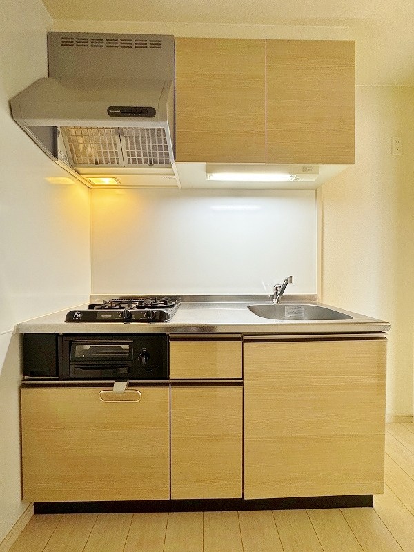 キッチン　★システムキッチングリル付き/2口コンロ★