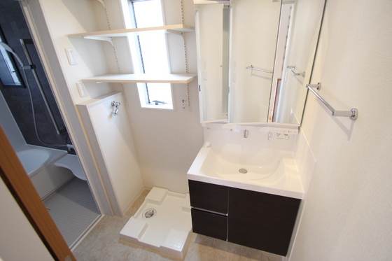 洗面設備　他号室のお写真です