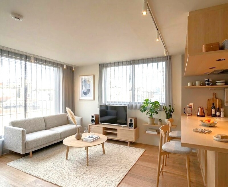 居室・リビング　ＣＧ作成の為家具は付帯いたしません