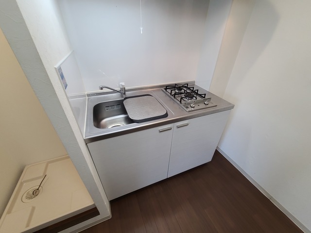 キッチン　二口コンロのキッチンです