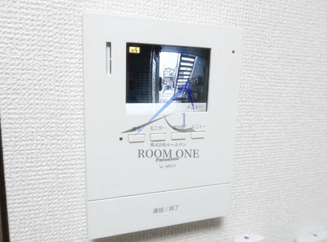 セキュリティ　モニター付きインターホンです。