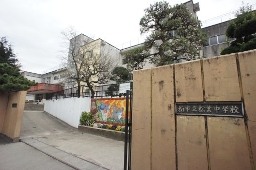 中学校　柏市立松葉中学校（中学校）まで973m