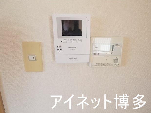 セキュリティ　モニター付きインターホンでセキュリティ面も安心