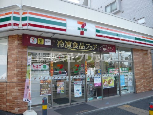 コンビニ　セブンイレブン 横浜東白楽駅南店（コンビニ）まで506m
