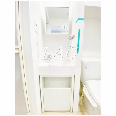洗面設備　洗面台です。