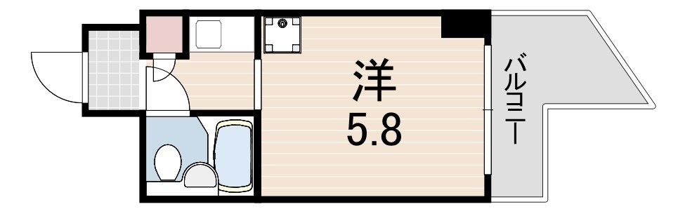 コスモプラザ三宮の間取り写真