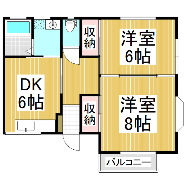 ハイツアルフィーネの間取り写真