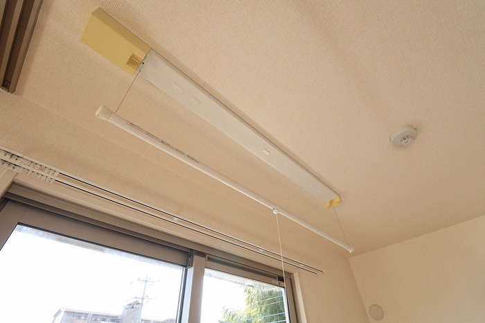 その他設備　室内物干し