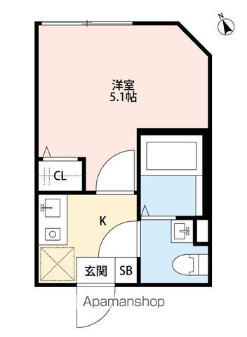 ＪＲ高崎線 尾久駅 徒歩8分 3階建 築8年の間取り写真