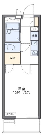 レオパレスディンの間取り写真