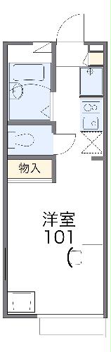 レオパレスフォーブル下馬の間取り写真