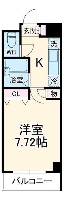 パルテール大久保の間取り写真