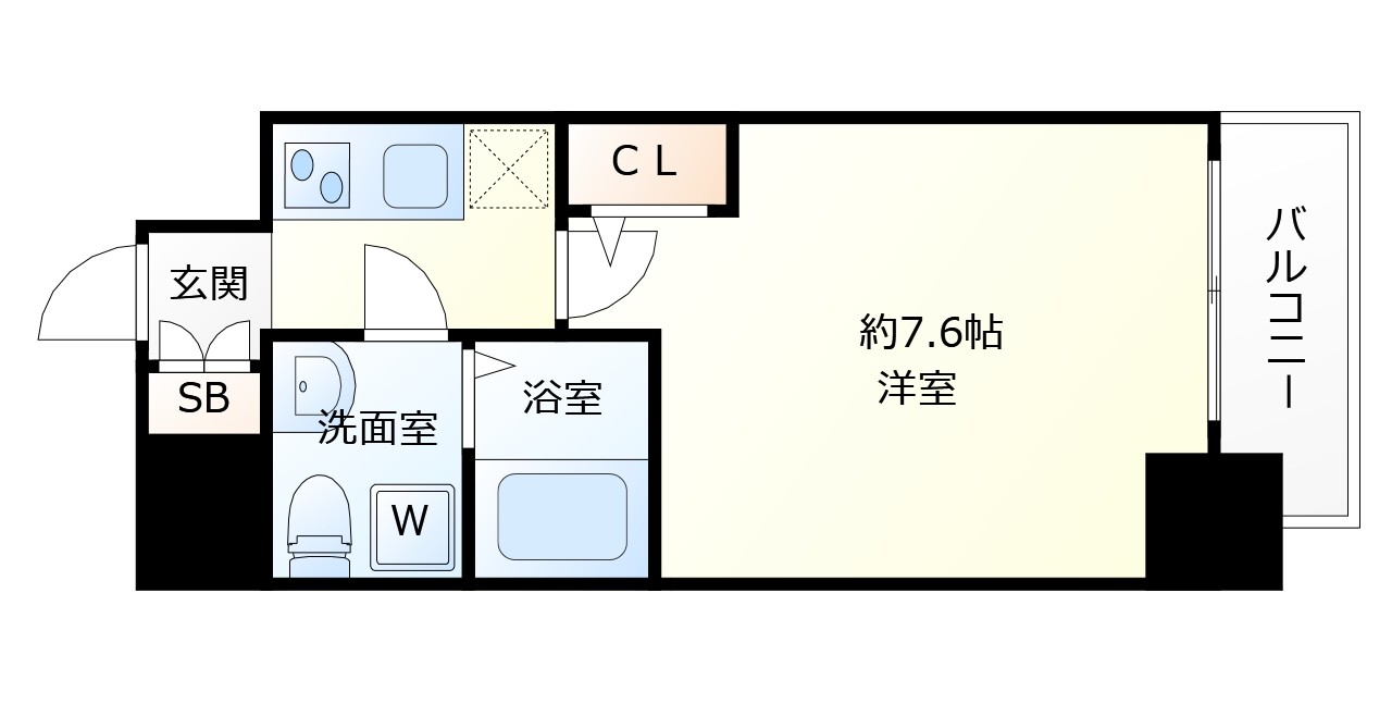 ARISTO扇町の間取り写真
