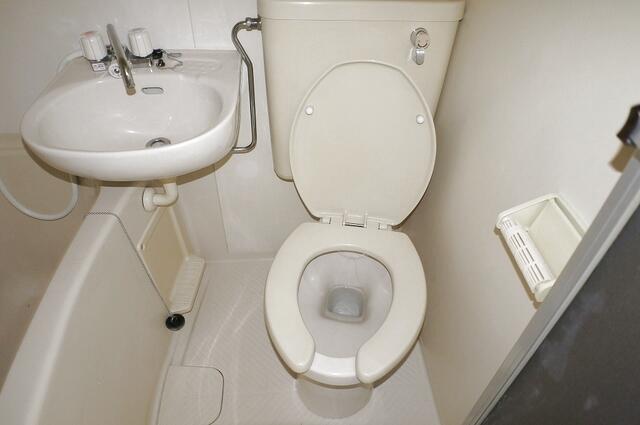 東京メトロ日比谷線 入谷駅 徒歩7分 9階建 築38年のトイレ写真