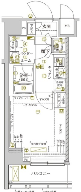 レアライズ新丸子の間取り写真