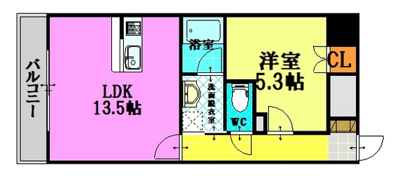 ウイング宝町ファイブの間取り写真