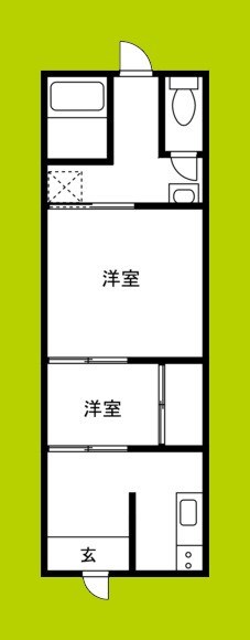 旭区生江1丁目貸家の間取り写真