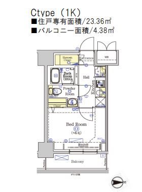 SHOKEN Residence名古屋NORTHの間取り写真