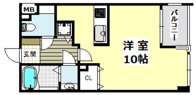 クレアールの間取り写真