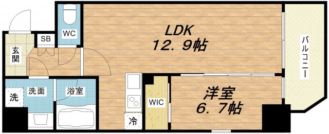 プレジオ鎗屋町の間取り写真