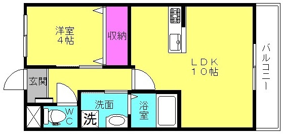 エコハウス華園Aの間取り写真