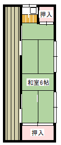 上矢荘の間取り