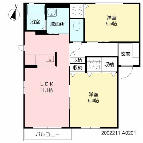 ヴァンベールの間取り