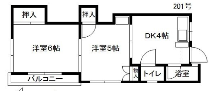 ヒカリハイムの間取り