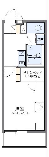 レオパレスマドンナ　IIの間取り